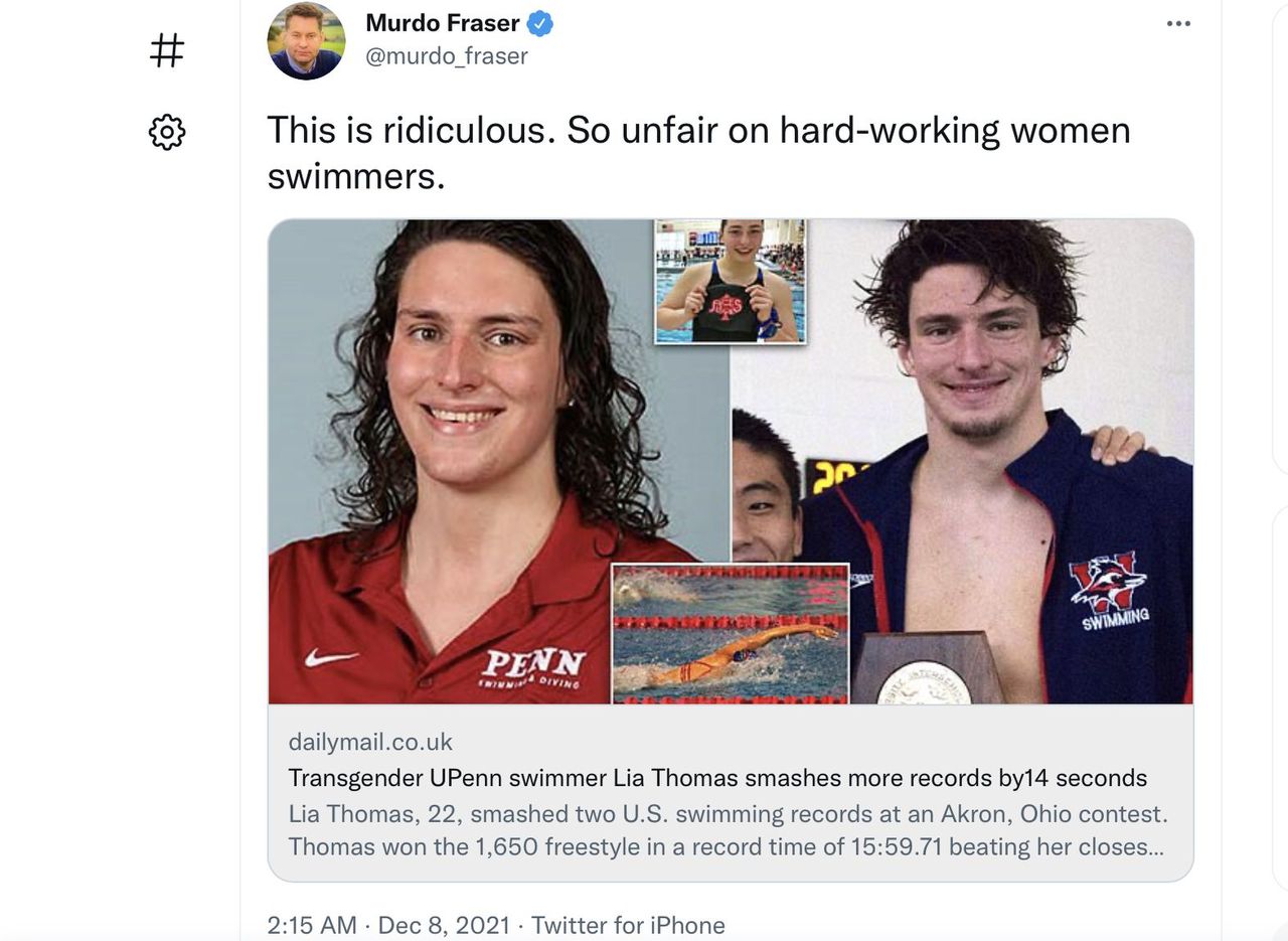 Fury as transgender UPenn swimmer, 22, who used to compete as a man smashes TWO US women's records in weekend competition and finishes one race 38 seconds ahead of her nearest rival