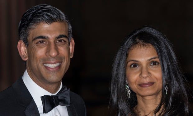 Sunak’s wife to start pay UK tax for a change, after outcry, as PM denies non-dom knowledge