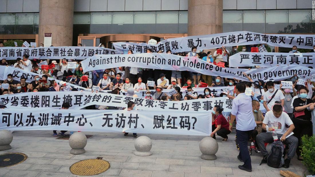 China crushes mass protest by bank depositors demanding their life savings back