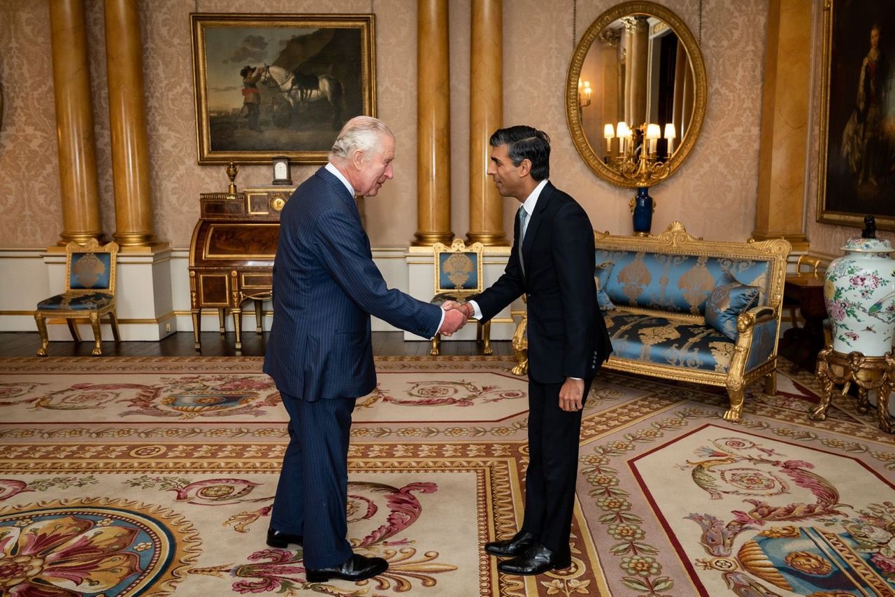 The British King received The Rt Hon Rishi Sunak MP at Buckingham Palace today