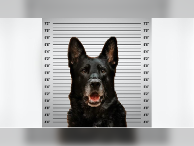 Michigan K-9's mugshot goes viral after police accuse pup of stealing officer's lunch