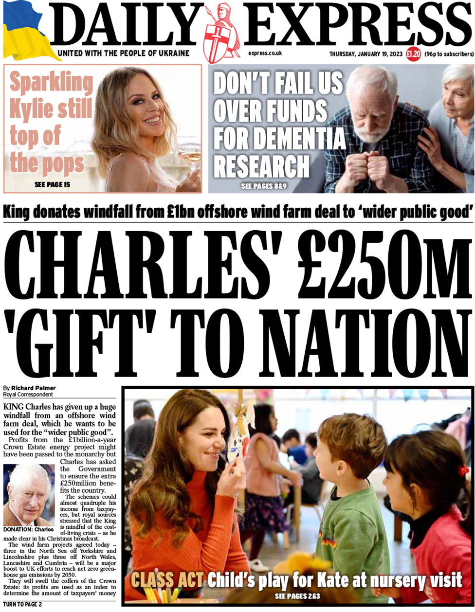 Newspaper headlines: 'Kate's brave face' and 'biggest NHS strikes ever'