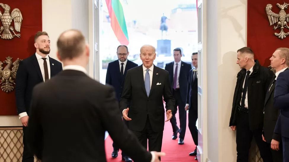 Ukraine war: Big mistake for Russia to suspend nuclear arms treaty, Biden says