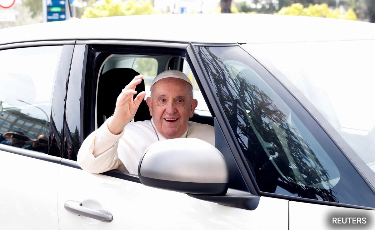 "I'm Still Alive," Says Pope Francis As He Leaves Hospital