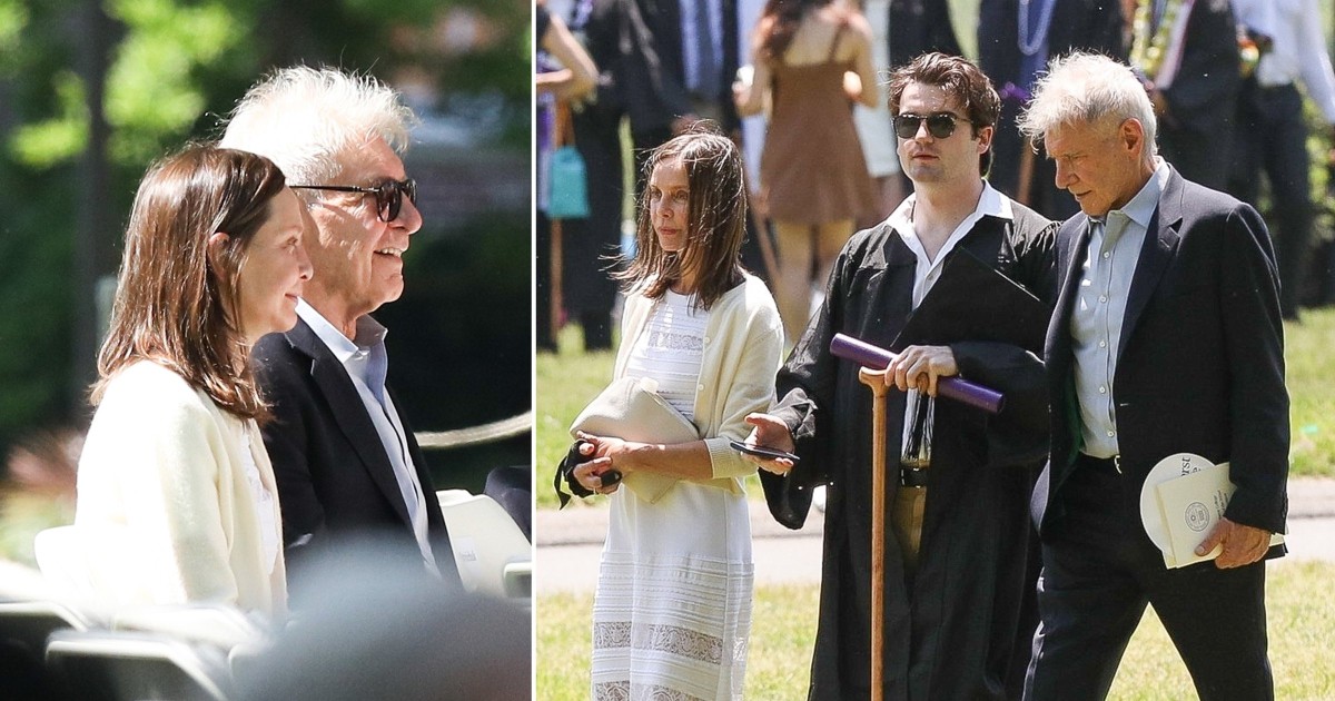 Harrison Ford and Calista Flockhart Celebrate Son Liam's Graduation